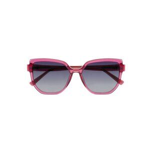 William Morris London SU10086 Plum Transparent Acetate Oversized Sunglasses